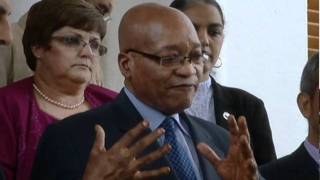 President Jacob Zuma receives a courtesy call from COSATU and WFTU