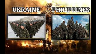 UKRAINE VS PHILIPPINE 2023 Military Power Ranking | Philippines vs Ukraine Power Ranking Comparison.