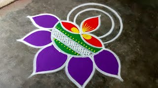 Diwali simple rangoli designs|diwali 2024 beautiful rangoli|diwali deepam muggulu|Amazingrangoli