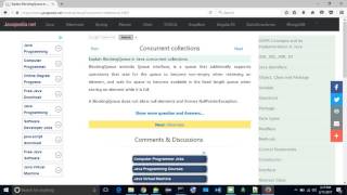 Explain BlockingQueue in Java concurrent collections. | javapedia.net