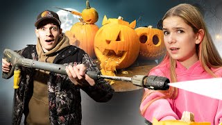13 AGAIN EXTREME £500 PUMPKIN CARVING