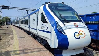 High Speed Vande Bharat Express action at Gudiyattam