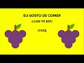 european portuguese lesson 14 fruits and vegetables