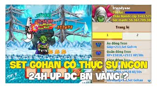 Ngọc Rồng Online - Hành Trình Up Nick Set Gohan Rồi Đi Kiếm Vàng !