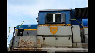 Canadian Pacific train 281 with a CEFX 1030 and Delaware and Hudson 7304 engine