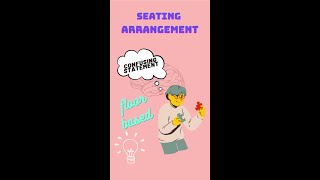 Confusing Statements  Seating Puzzle 1🧐 #ibpspo #sbiclerk #sbipo #trending #funnyvideo #goal #facts