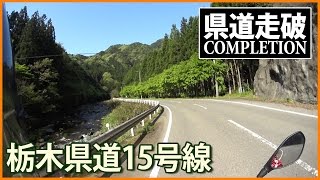 【バイク車載】県道コンプ　栃木県道15号線 （鹿沼足尾線）