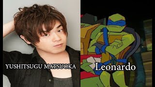 Characters and Voice Actors - Rise of the TMNT (Japanese)