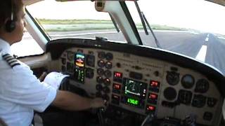 TAKEOFF AND DEPARTURE BEECHCRAFT KING AIR 90