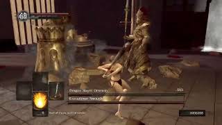 Dragonslayer Ornstein \u0026 Executioner Smough - NG+6 No Sprint/Roll, Only Weapon Equipped [Flawless]