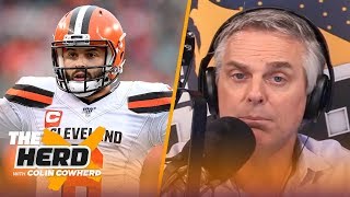 Colin predicts if AFC teams will go over or under projected win totals in 2020 | NFL | THE HERD