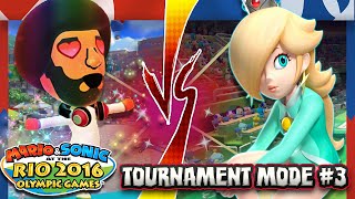 Mario & Sonic at the Rio 2016 Olympic Games - Wii U - Tournament Mode Part 3 VS Rosalina