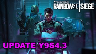 FASTER QUE?! Rainbow Six Siege Update Patch Notes Y9S4.3 Hotfix