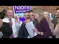 nadine woodward delivers a victory speech in 2019 spokane mayor race