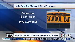 Job fair for school bus drivers