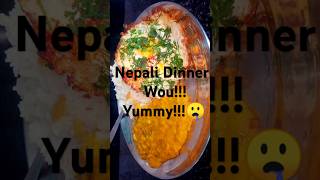 Lets Eat🤤|| Nepali Daal Vaat|| Nepali food #food #cooking  #shortsfeed #short #shortfeed #ytshorts