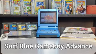 *UNBOXING* I bought another Gameboy Advance SP!! (Rare Surf Blue AGS-001)