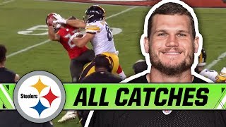 Vance McDonald punished defenses with his Stiff-arm | Pittsburgh Steelers