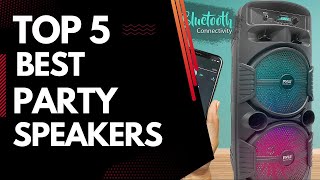 "Top 10 Best Party Speakers for Outdoor Events and Indoor Use with Built-in Lights and Bluetooth".