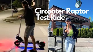 Circooter Raptor Test Ride in Vancouver | Best Electric Scooter 🛴 | Canada Vlog