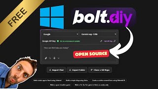 Bolt.DIY Installation Guide for Beginners | Step-by-Step Windows Setup | Open Source AI Coder