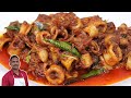 ஆந்திரா ஸ்டைல் காரசாரமான கனவா மீன் வறுவல் | Andhra style kanava fish fry | Squid fish fry