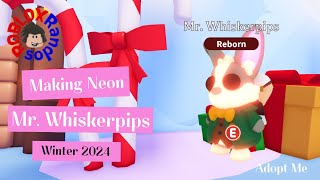 Making NEON MR. WHISKERPIPS in Adopt Me Roblox