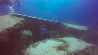 Scuba Diving a Plane Wreck in the Bahamas . . .