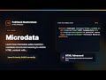 HTML Microdata - HTML Advanced Foundation | FullStack Masterclass HTML Course