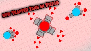 Diep.io | **NEW TRAPPER** SPIKE SHOOTING TANKS!