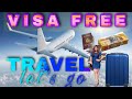 VISA FREE For Filipino citizens 2021, (Part 1 to be continued)#VISA# travel#