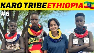 VISITING THE LAST OF KARO TRIBE(ONLY 1000 LEFT) |BODY PAINTING |TELUGU GIRL IN ETHIOPIA 🇪🇹