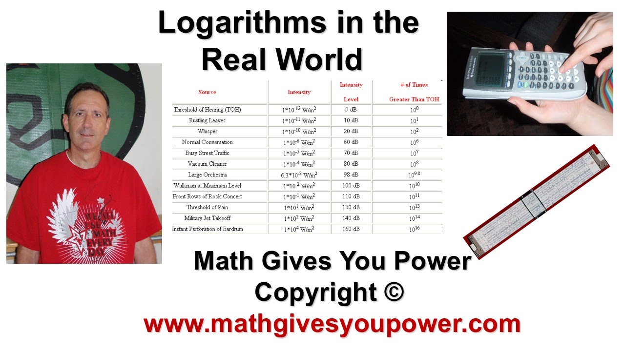 Using Logarithms In Real Life