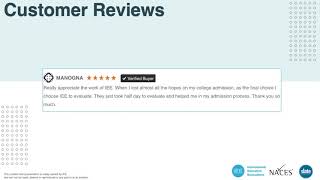 Customer Reviews IEE