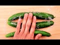 きゅうりの板ずりの仕方【how to slide cucumbers】