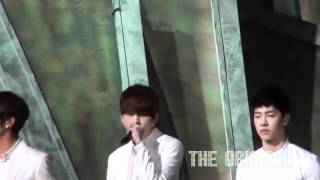 [FANCAM] 110619 !NK! R3C R3H3ARSAL  #1 - JunHyung Focus On A Rainy Days