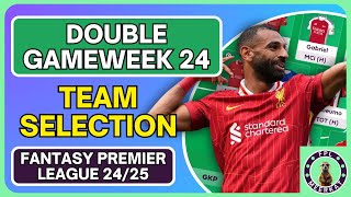 TRIPLE CAPTAIN TIME! | FPL DOUBLE GAMEWEEK 24 TEAM SELECTION | Fantasy Premier League Tips 24/25