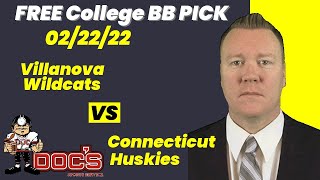 College Basketball Pick - Villanova vs Connecticut Prediction, 2/22/2022 Free Best Bets & Odds