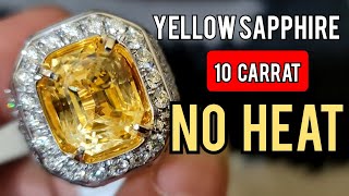 Top quality natural yellow sapphire NO TREATMENT