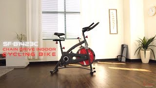 Sunny Health & Fitness SF-B1423C Chain-Drive Indoor Cycling Bike