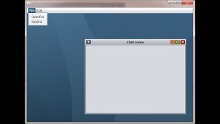 How to Create a MenuBar in java Swing Desktop : JMenuBar, JMenu and JMenuItem | MDI Form