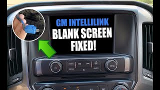 (FIXED!) GM intellilink display blank screen, flickering and bluetooth errors.