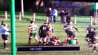 Hendy rfc vs neyland kev Jones try 2