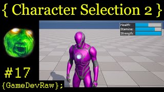 Make a Multiplayer Game in Unreal Engine 5 - Character Selection #2 - Unreal Beginner Tutorial # 17