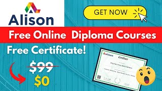 Alison Free Online Courses with Free Certificates | Courses For All Skills
