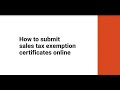 IronPlanet - How to Upload Your Equipment Sales Tax Exemption Documents