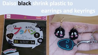 Testing Daiso Shrink Plastic | DIY Earrings and Key Rings