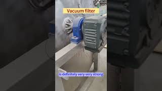 How to dewater wet starch? Vacuum filter for cassava processing machinery