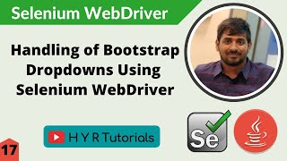 Handling of Bootstrap Dropdowns using #Selenium WebDriver | Selenium |