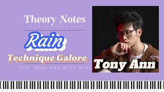 Technique Galore Tony Ann Rain Piano Tutorial with Sheet Music